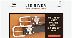 Desktop Screenshot of leeriverleather.com